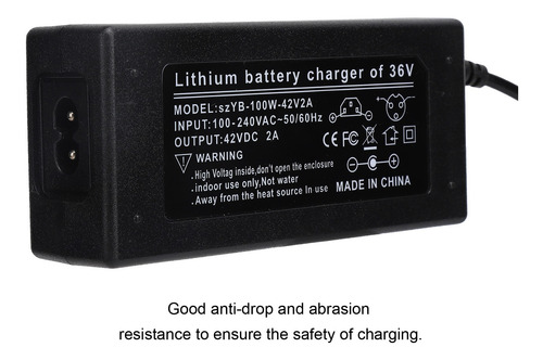42v 2a Ac Dc Fuente De Alimentación Adaptador Cargador 36v L