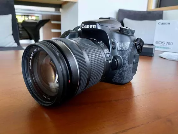 Canon Eos 70d Kit 18-135mm + Accesorios Como Nueva