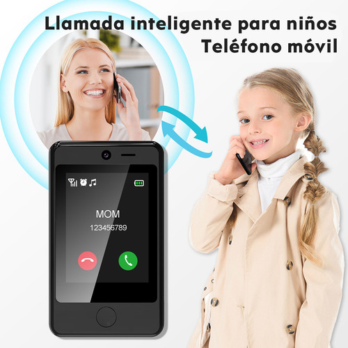 Teléfono Móvil Para Niños Teléfono Llamada 2g Inteligente Para Niños Con Ranura Para Tarjeta Sim, Equipado Con Cpu Mtk6262d Y Lente Cmos Admite Tarjeta Tf Children Smartphone Móvil Para Llamadas Niño