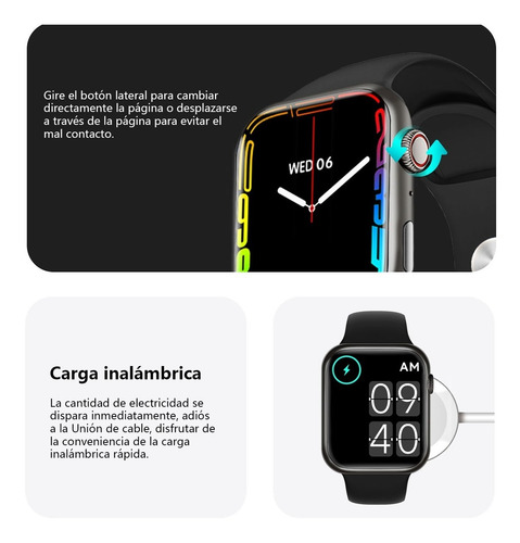 Imagen 7 de 7 de Reloj Inteligentes Dama Hombre Deportes S8 Versión Mejorada