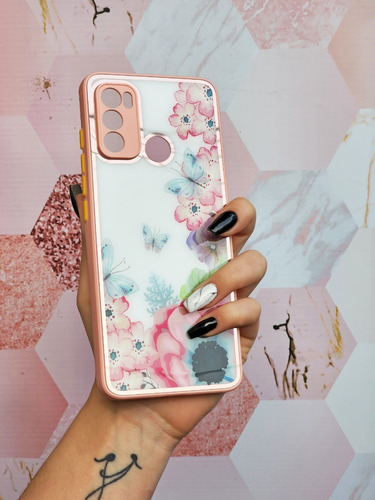 Fundas Antigolpes Diseño Flores Para Moto G60