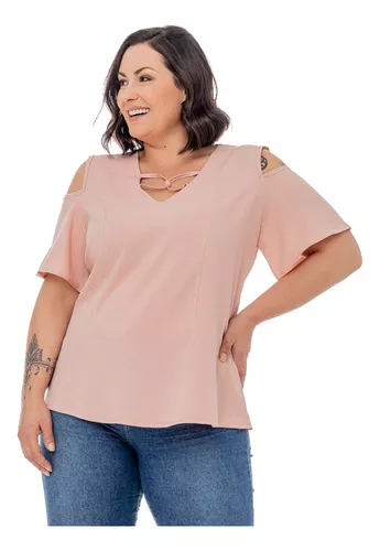 Blusa Plus Size Feminina G2 G3 Lançamento 48 50 52 54 B 212