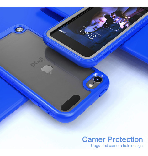 Idystar iPod Touch 7th Generation Case, 2 In 1 Shockproof Ip