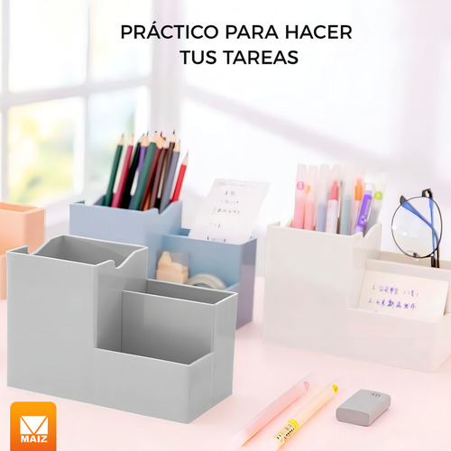 Organizador Multiusos Porta Lapices Escritorio Oficina Casa
