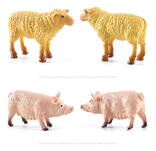 Mini Figuras De Animales De Granja Figuras De Animales De Gr