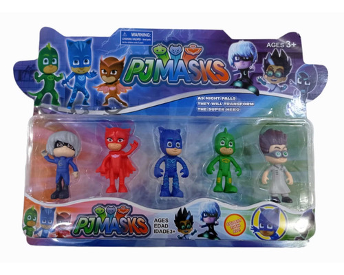 Muñecos Pj Mask Héroes En Pijamas Blister X5