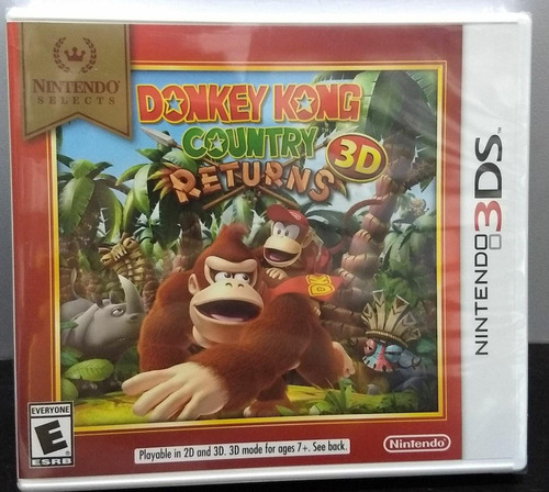 Donkey Kong Country Returns (select).-3ds