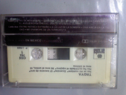 Troya Una Sombra En La Escalera Cassette Raro + Cd Transfer (Usado)