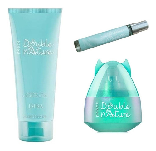 Perfume Jafra Angelito Peace Menta Double Nature Kit 3 Pzas.