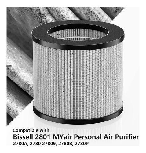 2801 Reemplazo De Filtro De Aire Compatible Con Bissell Myai