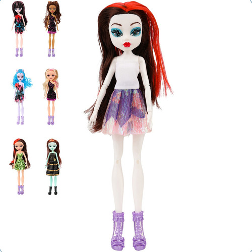 Monster High Muñeca Girl Articulada Con Accesorios