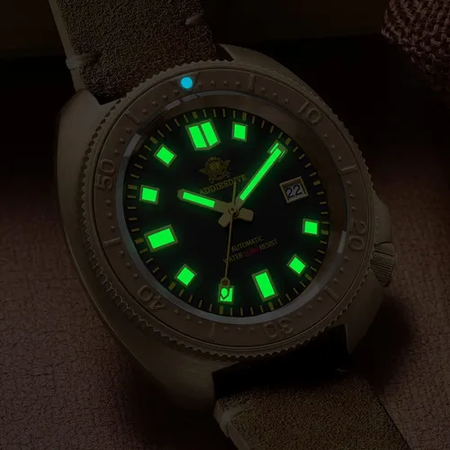 Addiesdive Reloj De Buceo Automático De Bronce Reloj De Para