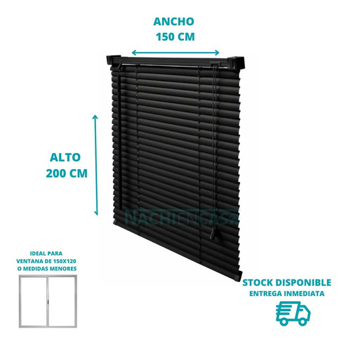 Persiana Americana Cortina Veneciana Pvc 1,50x2 Completas