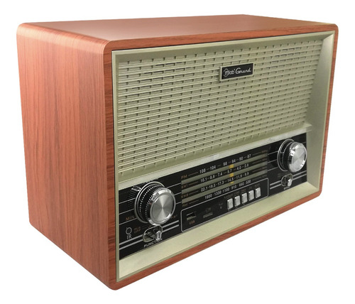Parlante Mlab 8733 Retro Grund Bluetooth Usb Fm Color Café