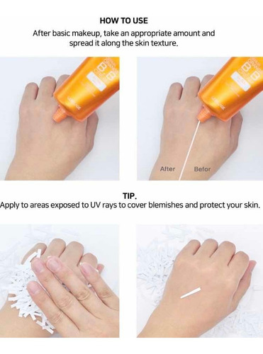 Crema Bb Base De Maquillaje Coreana_ Dr Derma Naranja Spf50+