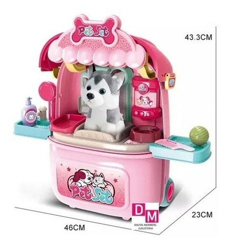 Imagen 3 de 3 de Maleta Set Veterinaria Juego 2 En 1 Con Accesorios