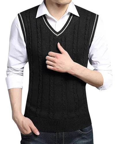 Chalecos tejidos top para hombre