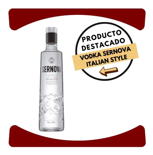 Vodka Sernova Destilería Branca 700ml Italian Style Original