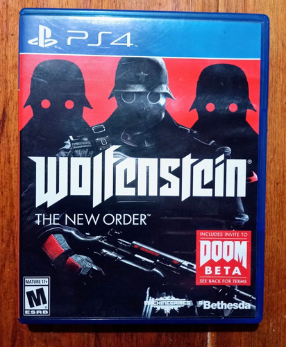 Wolfenstein The New Order Ps4 Fisico Excelente Estado!