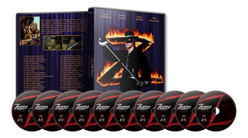 El Zorro Temporadas 1 2 3 Dvd Latino