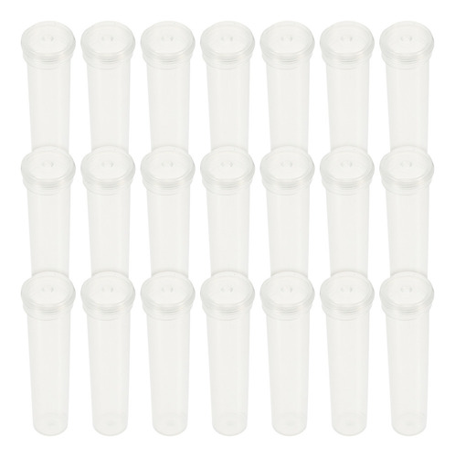 Tubos De Agua Con Forma De Flor De Plástico Transparente, 25