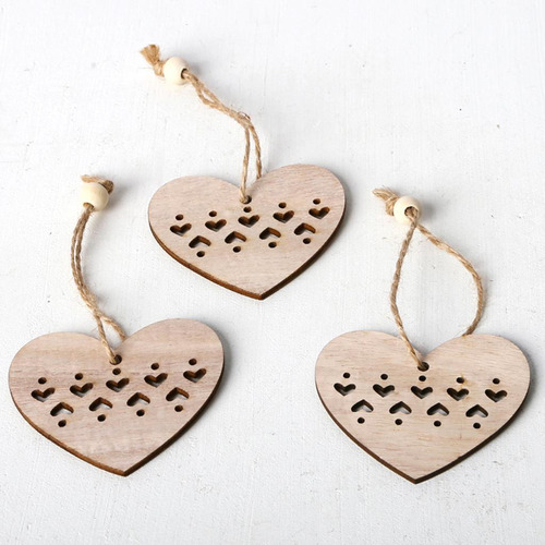2 Ornamento De La Navidad Diy Craft Material Corazón