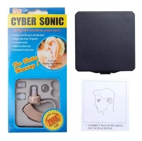 Audifono Cyber Sonic Ayuda Sordos Amplificador Sonido