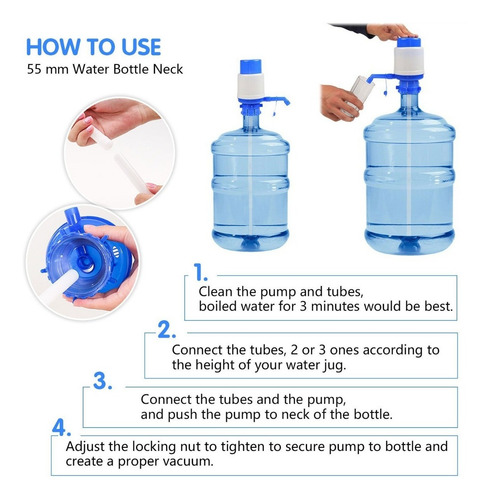 Dispenser De Agua Bomba Manual Bidon Jugo Bebidas Cerveza Xl