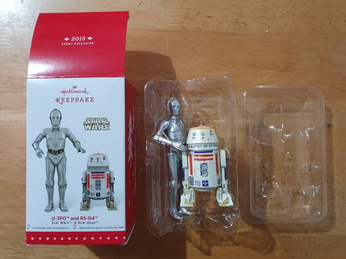 Figuras Star Wars R5d4 Hallmark Navidad Sdcc 2015 Exclusivas