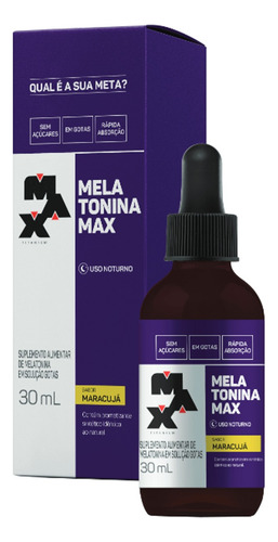 Melatonina 30ml - Max Titanium