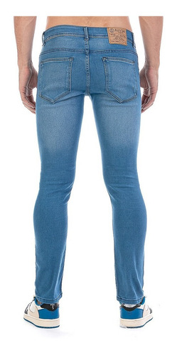 Imagen 2 de 7 de Jeans Pantalón De Mezclilla Caballero Skinny Stone Tiger