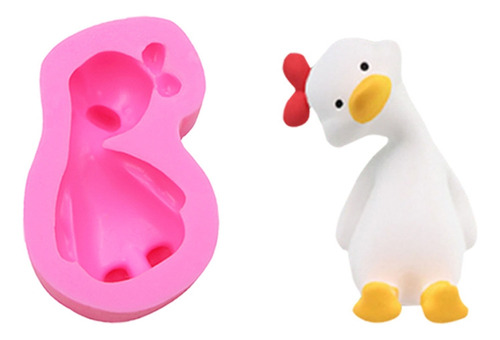 Molde De Silicona Para Velas Aromáticas Con Forma De Pato (t