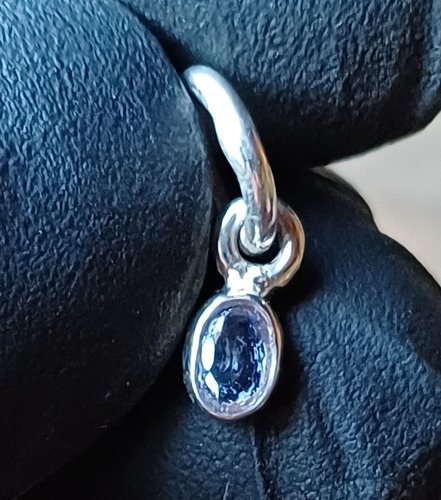 Dije Tanzanita Gota Plata Vision Y Serenidad Art13 Plateado