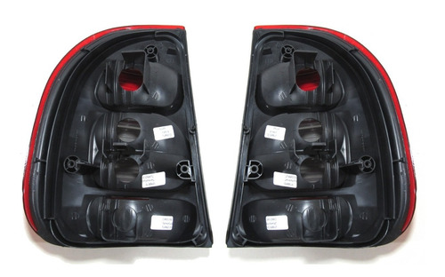 Par Lanterna Traseira Corsa Sedan Classic 2000 2001 2002 2003 2004 2005 2006 2007 2008 2009 2010 Fume