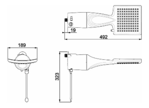 Chuveiro Loren Shower Eletrônico 220v 7500w