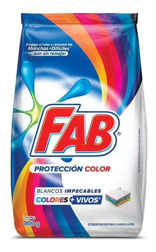 Detergente Fab Polvo Proteccion Color