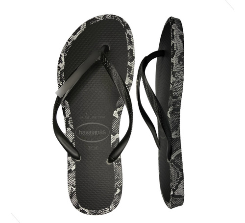 Havaianas Slim Animal Contour Cor Cimento Queimado
