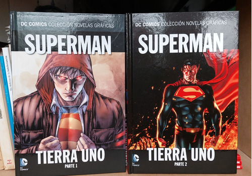 Superman-tierra Uno Parte 1 Y 2-novelas Graficas-salvat