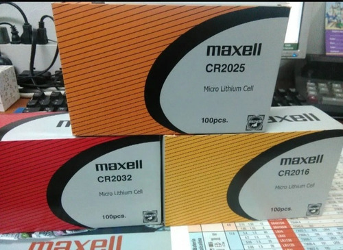 Imagen 2 de 7 de Pilas Maxell Cr 2032 / 2025 3v Y Panasonic 2032. Blister 5