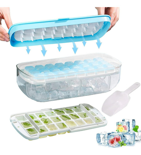 Cubetas Hielo Moldes Para Hacer Cubeta Hielo Silicona Cubetera Hielera Bandeja Color Azar Molde De Silicona Pasteleriacls