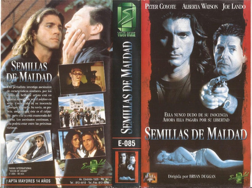 Semillas De Maldad Vhs Peter Coyote Alberta Watson 1998