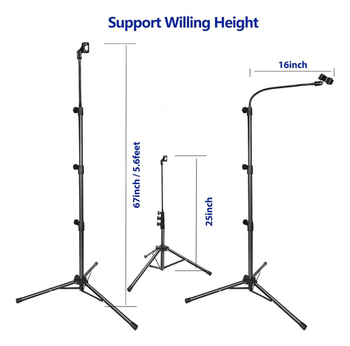 Soporte De Micrófono, Soportes De Micrófono De Boom Trípode