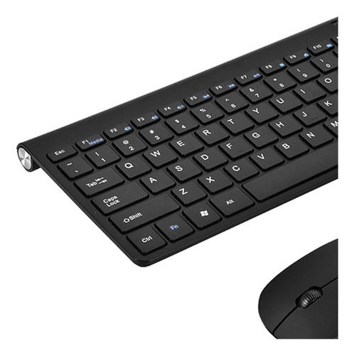 Kit Delgado De Teclado Y Mouse Inalámbricos De 2 4 Ghz Para