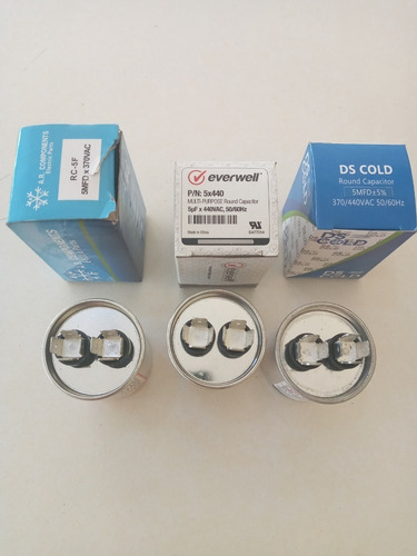 Capacitor Everwell Multi-purpose 5mf +- 5% 370vac 50/60hz