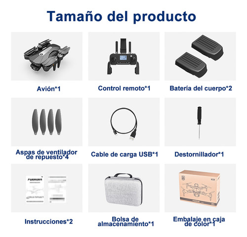 Mini dron profesional Kistorm K80 con control remoto sin escobillas con GPS dual cámara 8K 5GHz y 2 baterías