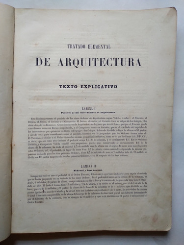 Viñola Tratado Práctico Elemental De Arquitectura Ilustrado (Usado)