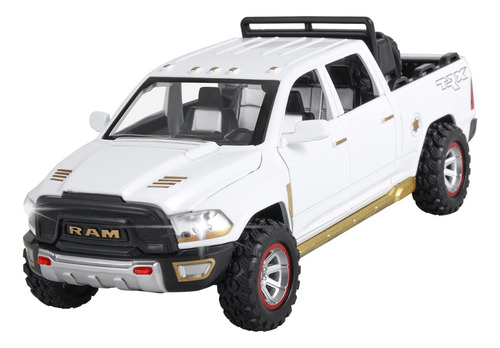 Vehiculo A Escala 1/32 Dodge Ram Rx 1500 Con Luces Y Sonido