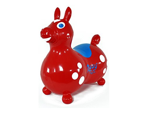 Caballo Inflable Gymnic Rody Max, Rojo