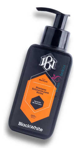 Xampu/shampoo Esfoliante Para Barba 120ml - Blackwhite