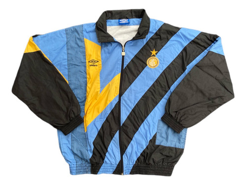 Poleron Inter De Milan, Marca Umbro, Año 1998, Talla L.